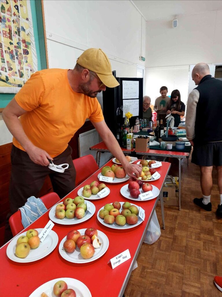 Apples ready for tasting